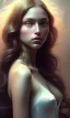 Placeholder: porno model , cute, beautiful, long hair, wavy hair, curly hair، black eyes, head and shoulders portrait, cinematic, 8k, resolution concept art portrait by Greg Rutkowski, Artgerm, WLOP, Alphonse Mucha dynamic lighting hyperdetailed intricately detailed