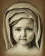 Placeholder: Mary Joseph jesus pencil sketch