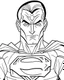 Placeholder: superman coloring page