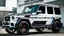 Placeholder: A (((G-Wagon mustang))) featuring a luxurious interior, advanced technologies, and a sleek body kit designed by MANSORY, front cinematic view