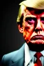 Placeholder: Ultra realistic image night, Donald trump zombie, suit, blood, torn arm, night, the walking dead style, dark ambient, highly detailed, White House background, concept art, unreal engine 5, ray tracing, RTX, ultra detail, volumetric lighting, high definition, high resolution.