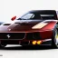 Placeholder: fullbody Drawing of ' Ferrari 612 GTO',intricate detail,andrea bonelli,Kilian Eng,Ohrai,evan lee,Aleksandr Sidelnikov,KyuYong Eom,three quarters frontal aerial view,toned colors,16k