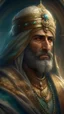 Placeholder: Islamic, Majestic, Gorgeous, Giant, Fantasy World, Clear View, Candid Facial Features, Accurate Detail, Robes, Headdress, background