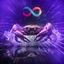 Placeholder: infinity symbol ∞ with vibrant powerful crab jumping out of the water, striking, neon, chiaroscuro, dramatic, captivating, powerful, fantasy, beautiful, octane render, 16k post-production, artstation: award-winning: atmospheric: commanding: fantastical: clarity: ultra quality: striking: brilliance: stunning colors: amazing depth; lens: f/11, 35mm