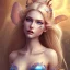 Placeholder: magnifique belle sexy fairy souriante avec de magnifiques ailes et des cheveux longs blonds,yeux bleus