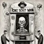 Placeholder: "THE TICKET MAN", Modern movie poster art, surreal cosmic horror tale about the Ticket Man who is a haunted animatronic dummy trapped in a glass carnival ticket booth, black-white-burnt_sienna color scheme, creepy, ink illustration, weirdcore, art from beyond, dramatic, poster art masterpiece, by Gabriel Pacheco and Anton Semenov