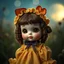 Placeholder: A doll in the moonlight, cute