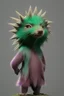 Placeholder: green Porcupine with purple crystals on his back