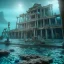 Placeholder: lost underwater city, Poseidon, highly detailed, cinematic, ultra photorealistic, ultra realistic, volumetric lighting, sun shafts, spectral