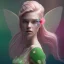 Placeholder: fairy, pink, green, beautiful, hyperrealism, masterpiece, expert, cinematic lighting, sharp focus, 8K, pastel, macro lens, woman, detailed, flower