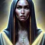 Placeholder: portrait of megan fox as a sultry nun, catholic, church, bible, christian, intricate, headshot, highly detailed, digital painting, artstation, concept art, sharp focus, cinematic lighting, illustration, art by artgerm and greg rutkowski, alphonse mucha, cgsociety