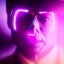 Placeholder: Michael Jackson,purple light effect, closed eyes, rtx, reflection, 8k, glow, winning photography, caustics