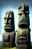 Placeholder: moai easter island golems