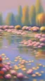 Placeholder: Internet information world Impressionist Monet style