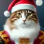 Placeholder: pltn style, cute young cats dressed in a santa costume, reaching forward, 16k resolution concept art portrait by Greg Rutkowski, Artgerm, WLOP, Alphonse Mucha dynamic lighting hyperdetailed intricately detailed art trending on Artstation triadic colors Unreal Engine 5, digital Art, perfect composition, beautiful detailed intricate insanely detailed octane render trending on artstation, 16 k artistic photography, photorealistic concept art, soft natural volumetric c