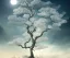 Placeholder: Vector tree set illustration a beautiful digital painting of a marble tree entertwined in tumutluous clouds, intricate white branches and birds flying in the sunlight, blue sky at sunset, elegant, highly detailed, artstation, concept art, matte, sharp focus, art by tom bagshaw, kelogsloops and greg rutkowski