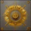 Placeholder: sun symbol, roman art