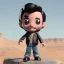 Placeholder: wide view young Fonz with black hair greaser figure doll 1992 (thumbs-up) (face) Forehead grin, fonzarelli, ((arnold's drive-in)) fonzie