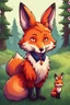 Placeholder: a hybrid of a fox and a rabbit, stardew valley style