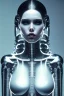 Placeholder: cyberpunk, white latex body, women, body portrai, open mouth, perfect skin, tron, cyborg , perfekt, real, dream, hr giger