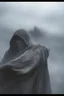 Placeholder: A hooded figure In the fog