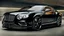 Placeholder: A sleek (((Black Bentley Continental GT))) with glossy contours and luxurious details, adorned with (((shark teeth ornamentation))), cutting through the air like a predator, reflecting a modern spin on classic elegance