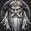 Placeholder: I need a logo for my discord bot, which is called Odin. The logo should be based on Norse mythology and Odin. Odin should only have one eye like he does in the stories.