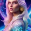 Placeholder:  full body white goddess woman glitter smiling long blond hair blue eyes in a galactic ambiance, delicate colors in the foreground, full of details, smooth, light effect，vaporwave colorful, smooth, extremely sharp detail, finely tuned detail, ultra high definition, 8 k, ultra sharp focus