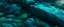 Placeholder: Blue green gray teal aqua turquoise rough mountain surface. Close-up. Toned stone rock mineral granite texture background. Cracked, crumbled. Underwater, water or ice, frost effect.Color gradient.Dark