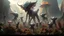 Placeholder: A captivating depiction in digital form, showcasing a plethora of extraterrestrial creatures ,This imaginative artwork embodies the essence of science fiction, presenting a medium shot composition with fantastical beings that are unique, belonging to a world beyond our own. The awe-inspiring environment surrounding these mystical creatures consists of alien plants, enhanced by atmospheric lighting, and breathtaking landscapes. Displa