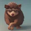 Placeholder: a hedgehog wearing mechanics goggles,