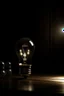 Placeholder: LED light bulb photos dark interior realistic