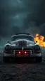 Placeholder: the car in jeeper creeper movie , skin is a rusted broken metallic skin texture in a 3d rendering full-height image of a grim and dark scene. Ensure the final images exhibit the utmost quality, encompassing 4K, 8K, and 64K resolutions, with 3D rendering that manifests in photorealistic, hyperrealistic, and highly detailed representations. Employ techniques such as HDR, UHD,