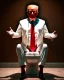 Placeholder: Donald Trump sitting in toilet scene, without pants, realistic image, hooper style, casual, concept art, smooth, unreal engine 5, god lights, ray tracing, RTX, lumen lighting, ultra detail, volumetric lighting, 3d.