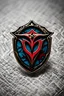 Placeholder: logo symbol for an ancient Catalan vampire sisterhood in the form of a lapel pin