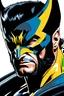 Placeholder: Wolverine from The X-Men, Andy Warhol Style Pop Art, and Very Detaled