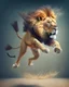 Placeholder: A lion in your secret design for jumping games