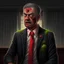 Placeholder: zombie lawyer realistic digital art