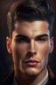 Placeholder: portrait beautiful incredibly handsome young brutal man, fabulous atmosphere, art style, realistic