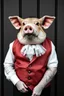 Placeholder: A hog in a silk waistcoat is still a hog; lowbrow