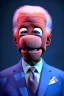 Placeholder: Waist up muppet Portrait, joe Biden as muppet doll, Blue suit retro style, photo studio, blue background, unreal engine 5, concept art, art station, god lights, ray tracing, RTX, lumen lighting, ultra detail, volumetric lighting, 3d.