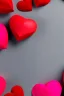 Placeholder: Valentines day background banner - abstract panorama background