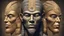 Placeholder: giant big head annunaki creating humans with their high vibrational dna mixed with low vibrational reptilian dan