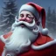 Placeholder: Santa driving his red Tesla convertible car, character design by cory loftis, fenghua zhong, ryohei hase, ismail inceoglu and ruan jia. unreal engine 5, artistic lighting, highly detailed, photorealistic, fantasy