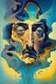 Placeholder: A surreal, Salvador Dali-inspired portrait of a person with their facial features melting and morphing into a dreamscape filled with whimsical and bizarre elements, showcasing the fluidity and boundlessness of the human imagination.