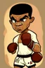 Placeholder: mohamed ali klayFootballer ,cartoon 2d