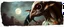 Placeholder: 3d airbrush render, magpieelf vampire alien dodo , pinhole cam, airbrush 3d rendering, in the style of Titian and Dali , torn edges on border