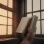 Placeholder: reading a book by the window ultra detail, curl hair, realistic photo unreal engine, cinematic lighting --ar 1:1 creative