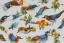 Placeholder: giftwrap pattern with watercolor of kingfishers, children's book illustration, white parchment paper, wrapping paper, white linen, in the style of e. h. shepard, in the style of classic winnie the pooh