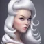 Placeholder: Snow white, beautiful, soft, straight blonde hair